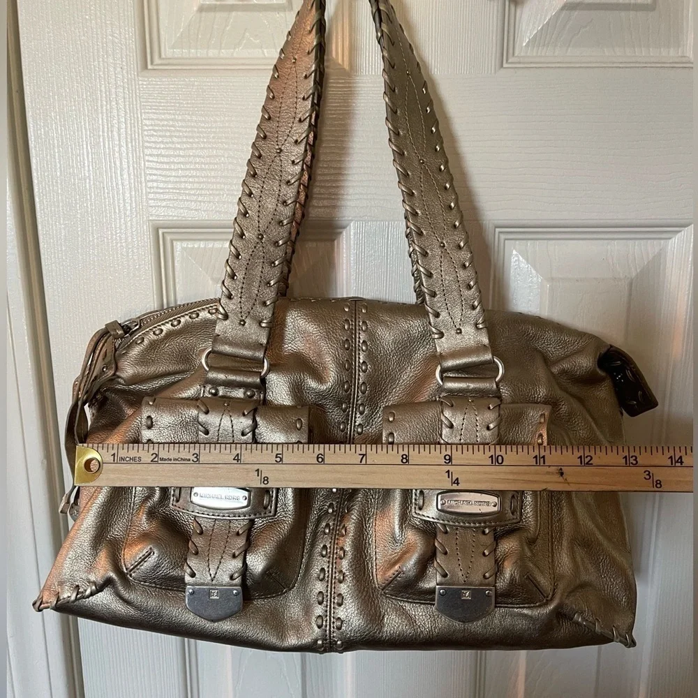 Michael Kors Palm Beach Astor Metallic Gold Hobo Bag